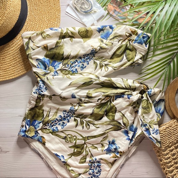 Zimmermann Bandeau Cutout Swimsuit - Picture 4 of 10